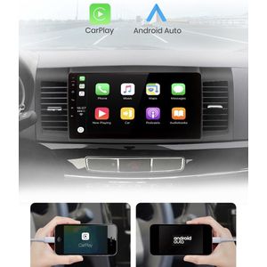 8core Wireless CarPlay Mitsubishi Lancer - met rockford - 2008-2012 Android 10 navigatie en multimediasysteem 8+128GB Android auto