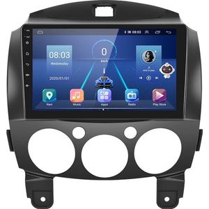 CarPlay Mazda 2 2007-2015 Android 10 navigatie en multimediasysteem 2GB RAM 32GB ROM Android auto