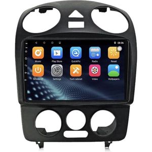 Navigatiesysteem auto met scherm - autoradio geschikt voor CarPlay en Android auto - bluetooth radio - geschikt voor Volkswagen Beetle 2004-2010