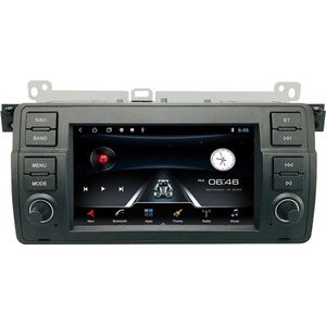Navigatiesysteem auto met scherm - autoradio geschikt voor CarPlay en Android auto - bluetooth radio - geschikt voor BMW E46 1998-2005 Rover