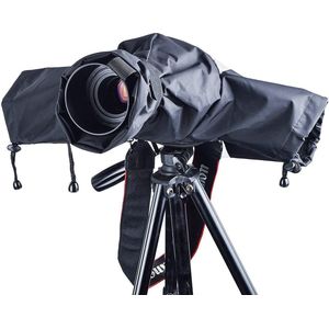 XYZ Goods - Waterdichte Regenhoes Camera – voor Canon, Nikon en meer Spiegelreflexcamera's – Zwart