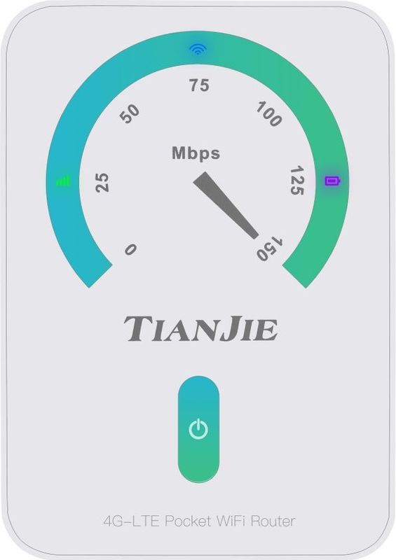 WiFi 2 go Draagbare MiFi Router - 4G Router - Zwart