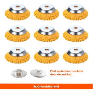 Onkruidborstel - voegenborstel - elektrisch - bosmaaier - staalborstel Onkruidborstel - voegenborstel - elektrisch - bosmaaier - staalborstel