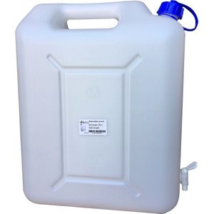 Relaxdays jerrycan met kraan, met schroefdop, watertank, voor camping & tuin, kunststof, 25