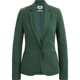 WE Fashion Dames getailleerde jersey stretch blazer