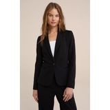 WE Fashion Dames getailleerde jersey stretch blazer