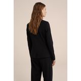 WE Fashion Dames getailleerde jersey stretch blazer