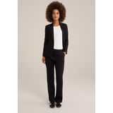 WE Fashion Dames getailleerde jersey stretch blazer
