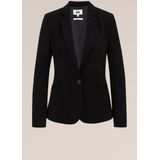 WE Fashion Dames getailleerde jersey stretch blazer