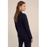 Blazer - Viscosemix - Knoopsluiting - Twee Paspelzakken - Normale Kraag - Lange Mouwen