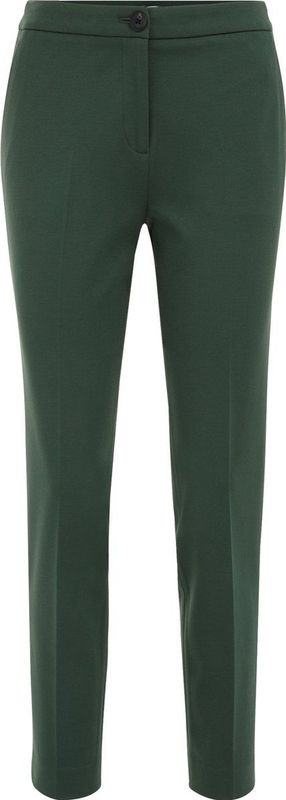 WE Fashion Slim Fit Pantalon Olijfgroen