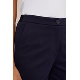 WE Fashion Slim Fit Pantalon Donkerblauw