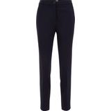 WE Fashion Slim Fit Pantalon Donkerblauw
