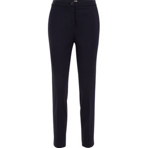 WE Fashion Slim Fit Pantalon Donkerblauw