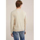 WE Fashion Gemêleerde Trui Soft Beige