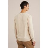 WE Fashion Gemêleerde Trui Soft Beige