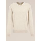 WE Fashion Gemêleerde Trui Soft Beige