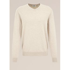 WE Fashion Gemêleerde Trui Soft Beige