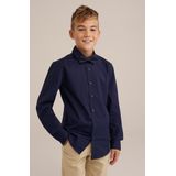 WE Fashion Overhemd Donkerblauw