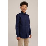 WE Fashion Overhemd Donkerblauw