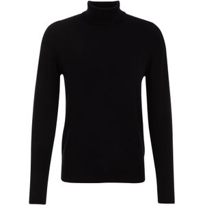 WE Fashion - Fijngebreide Coltrui - Zwart