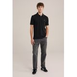Fundamentals - Slim Fit Polo - Zwart - Katoen