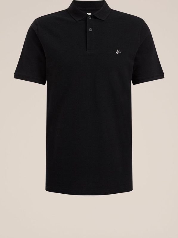 Fundamentals - Slim Fit Polo - Zwart - Katoen
