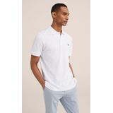 WE Fashion - Shirt - Geel - Katoen - Knoopsluiting - Slanke Pasvorm - Kwartmouw