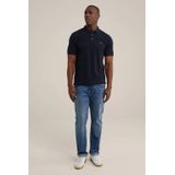 Fundamentals - Slim Fit Polo - Donkerblauw - Katoen