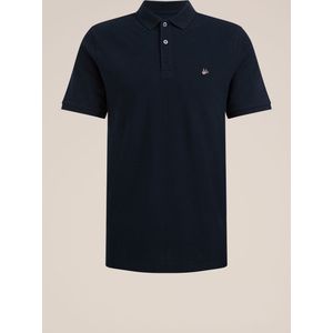 Fundamentals - Slim Fit Polo - Donkerblauw - Katoen