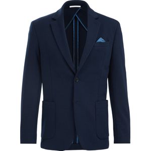 Blazer - Slim Fit - Gerecycled Polyestermix - Zwart