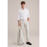 WE Fashion linnen casual overhemd wit