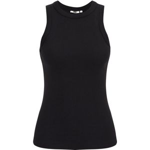 WE Fashion - Haltertop - Zwart - Slanke Pasvorm - Mouwloos