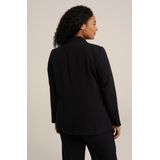 WE Fashion Dames getailleerde blazer - Curve