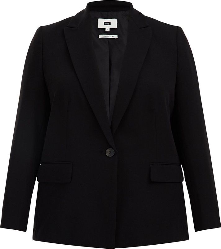 WE Fashion Dames getailleerde blazer - Curve