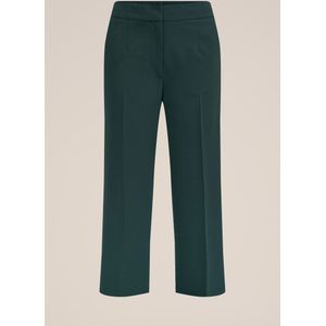 WE Fashion Curve - Wide Leg Pantalon - Donkergroen