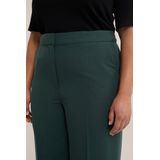 WE Fashion Curve - Wide Leg Pantalon - Donkergroen