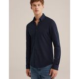 Fundamentals - Slim Fit Overhemd - Kobaltblauw - Katoen