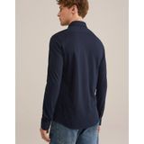 Fundamentals - Slim Fit Overhemd - Kobaltblauw - Katoen