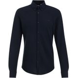 Fundamentals - Slim Fit Overhemd - Kobaltblauw - Katoen