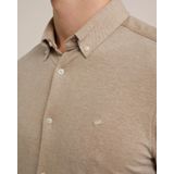 WE Fashion - Tall Fit Overhemd - Beige - Katoen