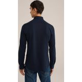 Overhemden - Katoenmix - Lange Lengte - Button-Down Kraag - Geborduurd Logo