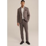 van Gils - Zakelijk Overhemd - Offwhite - Slim Fit - Lange Mouw