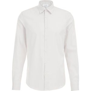 Overhemd - Effen - Katoen - Slim Fit - Lange Mouw