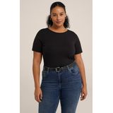 WE Fashion Dames T-shirt - Curve