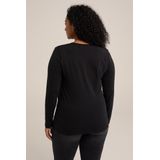 WE Fashion Dames T-shirt - Curve