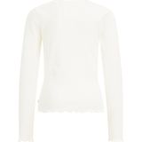 WE Fashion Meisjes T-shirt van ribstof