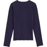 WE Fashion Meisjes T-shirt van ribstof