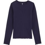 WE Fashion Meisjes T-shirt van ribstof