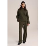 WE Fashion Dames regular fit cargobroek